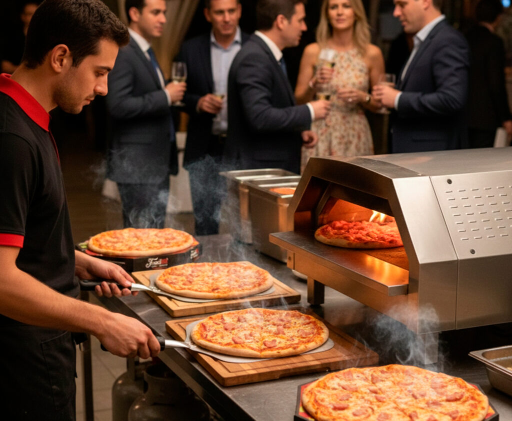 Pizza para eventos: quando o padrão é realmente testado